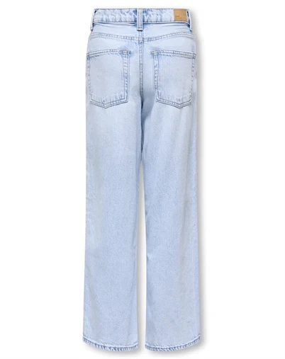 Kids Only - KOGSilky Soft Wide Denim Jeans - Light Blue Denim